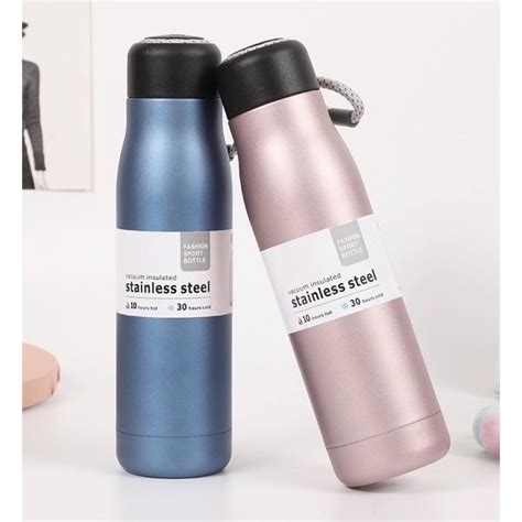 Stainless Steel Thermos Vacuum Tumbler Water Bottle Vacuum Flask Sport Bottle Hot Cold Ml
