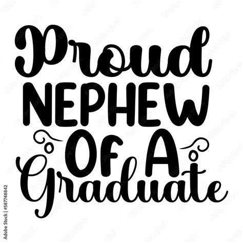 Vettoriale Stock Graduation Svg Bundle Proud Graduate Svg Senior