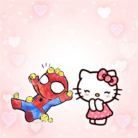 Hello Kitty and Spiderman Wallpapers - Top Free Hello Kitty and