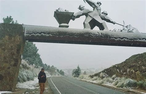 La nieve cubrió a las sierras de Córdoba en un evento algo atípico