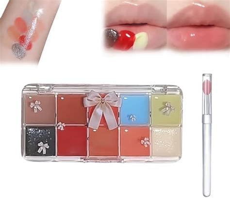 Amazon Jelly Lip Gloss Palette Colors Jelly Lip Cream Palette Transparent Nude Lipstick