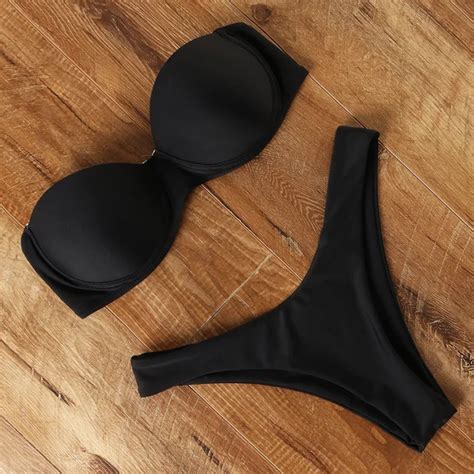 Tier Druck Leopard Bikini Push Up Badeanzug Sexy Frauen Bikini Set Brasilianischer Tanga