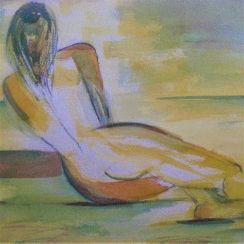 Watercolor Nude Etsy