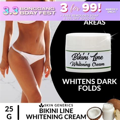 Bikini Whitening Skingenerics Bikini Line Intimate Area Whitening Cream For Dark Skin Folds