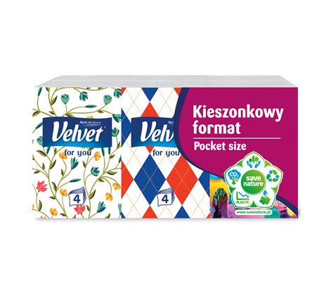 Velvet Minis For You Chusteczki Higieniczne Format Kieszonkowy X