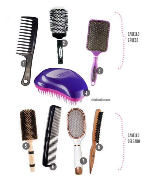 Tipos De Cepillos Para Cabello Distrito Belleza