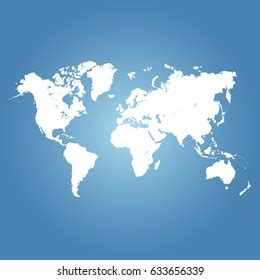 Blue World Map Vector Illustration Stock Vector (Royalty Free ...