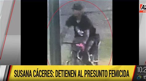 Crimen de Susana Cáceres Un video una visera y una bicicleta los