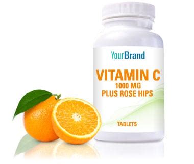 Vitamin C 1000 Mg With Rose Hips Robinson Pharma Inc