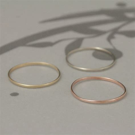 Thin Wedding Ring Etsy
