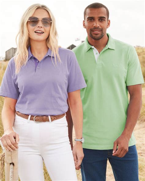 Short Sleeve Polo Shirt At Cotton Traders