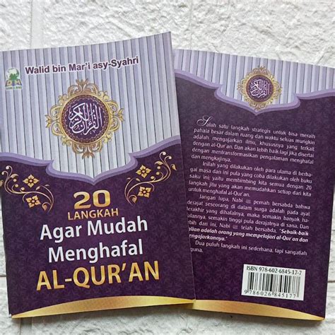 Jual Langkah Agar Mudah Menghapal Al Qur An Buku Saku Shopee