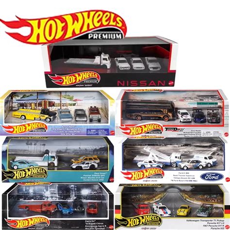 Mattel Hot Wheels Brinquedos Carro Colecion Veis Premium Collector Set Series Ve Culo