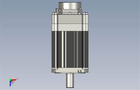 带制动器的交流伺服电机hf Jp353b Step 模型图纸下载 懒石网