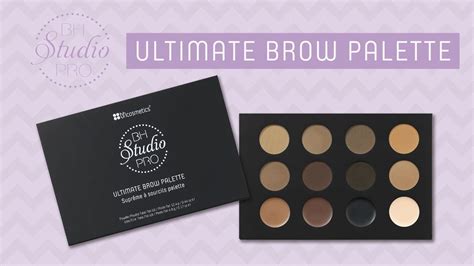 Bh Cosmetics Studio Pro Brow Palette Cejas Primeras Impresiones Youtube