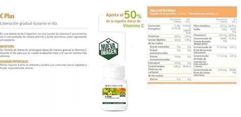 Vitamina C Plus Nutrilite 60 Tabletas Liberación Prolongada En Venta En Nezahualcoyotl Estado De