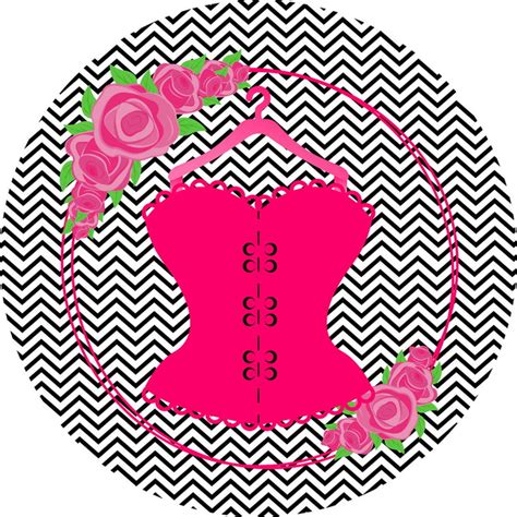 Painel Redondo Sublimado Em Tecido Ch De Lingerie Elo