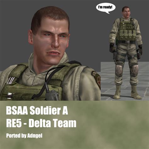 BSAA Soldier A RE5 Delta Team by Adngel on DeviantArt