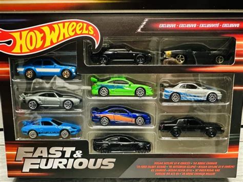 HOT WHEELS FAST Furious 10 Car Pack Skyline Escort 911 Gt3 Rs Siliva S13 99 75 PicClick AU
