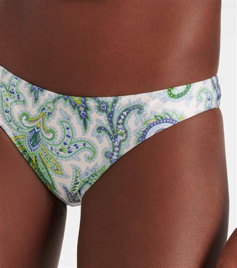 Zimmermann Ottie Ruffled Paisley Bikini Zimmermann