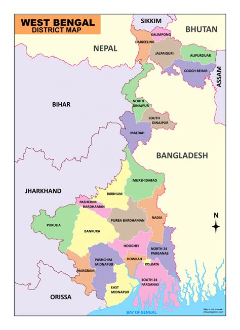 West Bengal Map You Can Download The Map Of West Bengal As A Pdf For