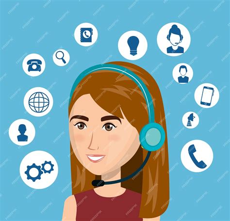 Premium Vector | Call center customer service