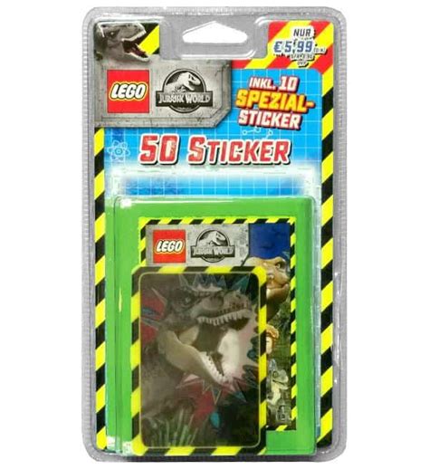 LEGO Jurassic World Stickers Blister With 50 Stickers Stickerpoint