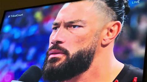 Reaction Roman Gives Up Tribal Court Of Roman Reigns On Wwe