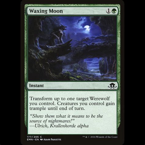 Mtg Waxing Moon Eldritch Moon Madtoyz