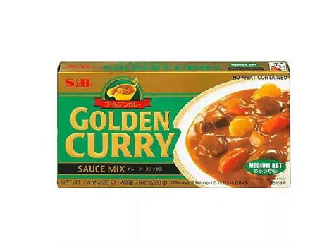 Japanese Curry Mix S B Golden Curry Medium Hot G Walmart