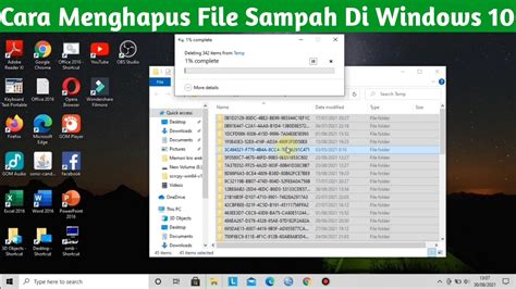 Cara Menghapus File Sampah Di Windows 10 YouTube