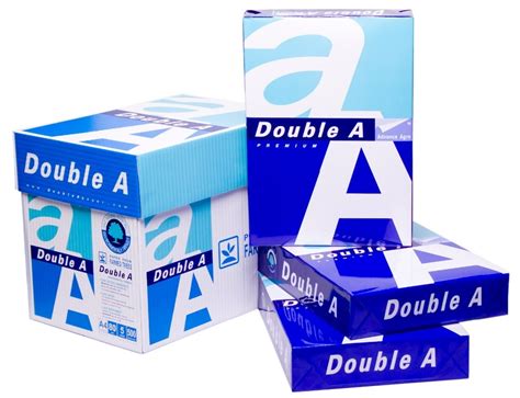 Double A A4 Paper 80gsm Ream 500 Sheets White Junglelk