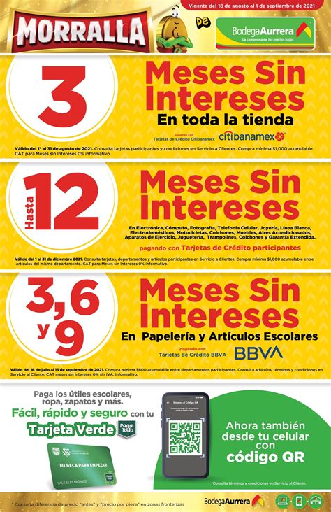 Folleto Bodega Aurrerá Morralla 18 de agosto al 1 de septiembre 2021