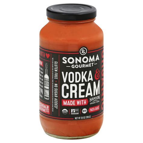 Sonoma Gourmet Vodka Cream Pasta Sauce 25 Oz Pack Of 6