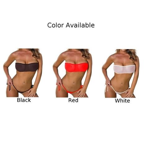 Women Sexy Bikini Mesh Micro Bra Set G String Thong Lingerie Swimwear Underwear Ebay