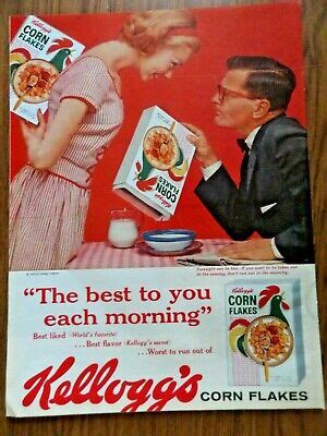 Kellogg S Corn Flakes Ad Foresight Can Be Fun Ebay