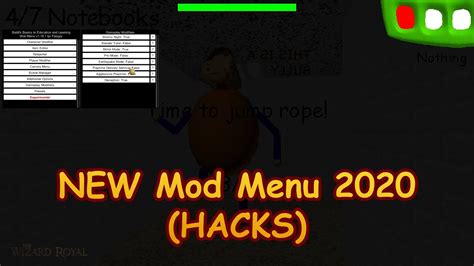 Baldi's Basics Mod Menu Mobile - Go Images Camp