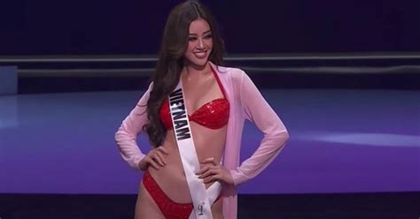 Kh Nh V N Khoe Th H Nh N Ng B Ng Trong Ph N Thi Bikini T I Miss Universe