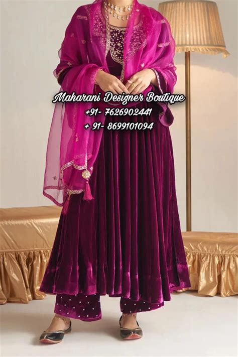 Punjabi Suit With Embroidery Maharani Designer Boutique