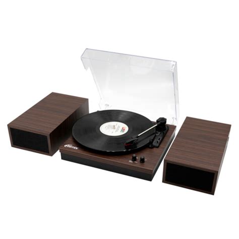 Проигрыватель виниловый RITMIX LP-340B Dark Wood купить в Алматы