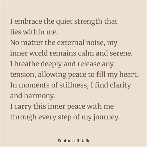 Soulful Self-Talk on Instagram: " Embrace Your Inner Peace! 🌼 Today ...