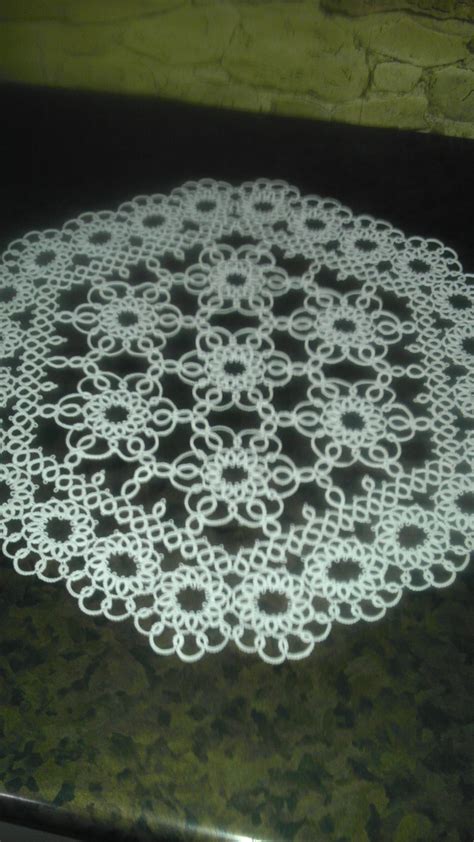 Serwetka Na Podstawie Wzoru J Stawasza Big Project Doilies Tatting