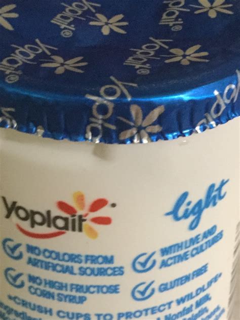 Yoplait Yogurt Light Very Vanilla Calories Nutrition Analysis And More Fooducate