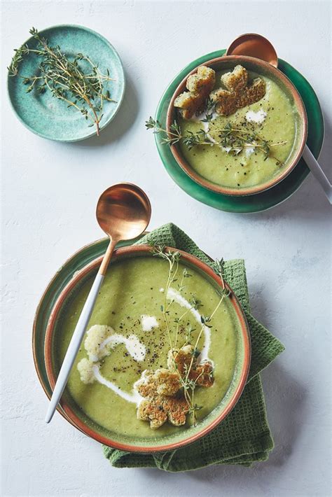 Irish Potato Leek And Pea Soup With Shamrock Croûtons Food And Home Magazine