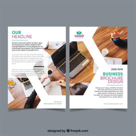 vector business flyer template  space  text
