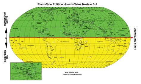 Em Que Hemisférios Do Globo Estão Localizadas As Terras Americanas
