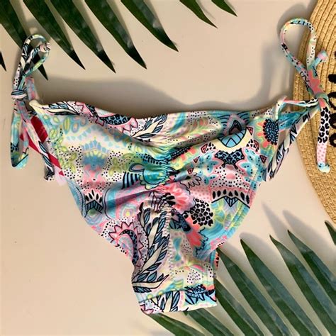 Xhilaration Swim Xhilaration Side Tie Cheeky Bikini Bottoms Nwt Poshmark