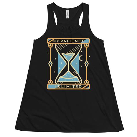 My Patience Is Limited Womens Gathered Back Tank