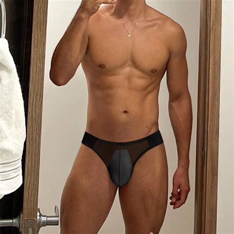 Sexy Fishnet Low Rise G Strings Sexy Men S Lingerie Free Shipping