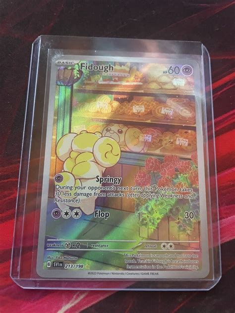 Pokémon TCG Fidough Scarlet Violet Base Set 213 198 Holo Illustration